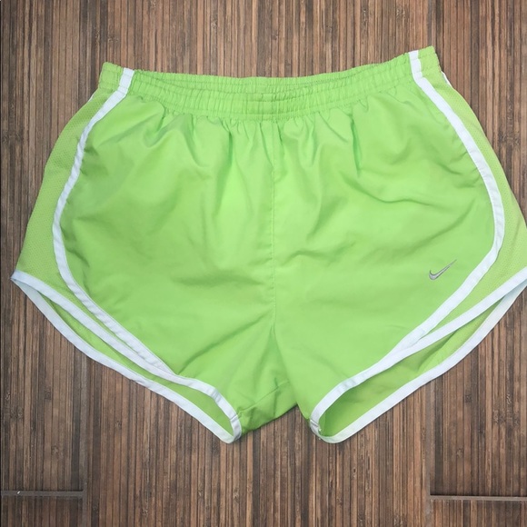Nike Pants - LIME GREEN NIKE TEMPO TRACK SHORTS SIZE SMALL